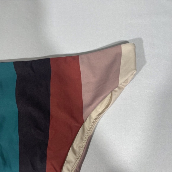 NEW O'Neill [ Medium ] Sapa Stripe High Rise‎ Bikini Bottom - Picture 6 of 12